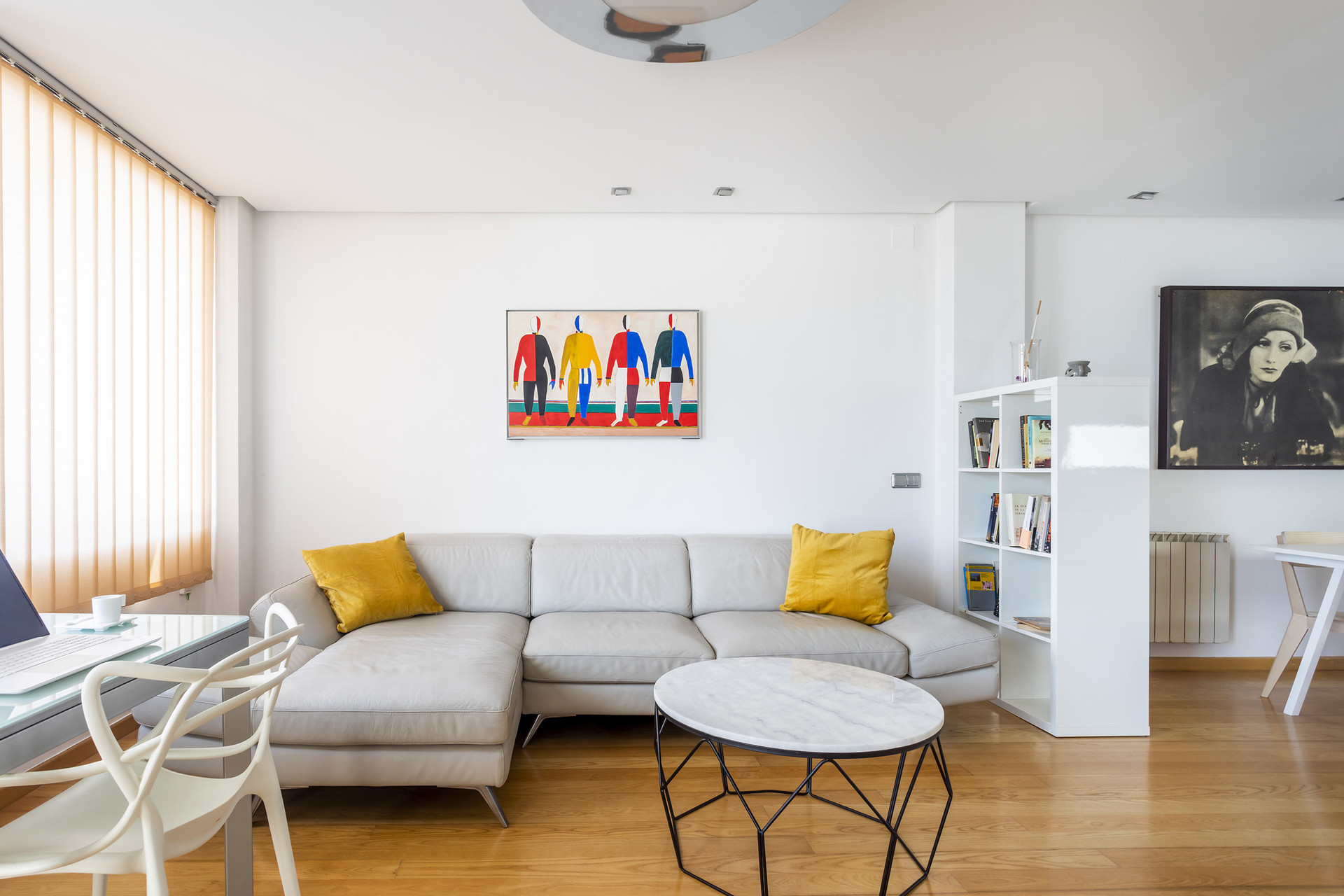 Spacious living area.