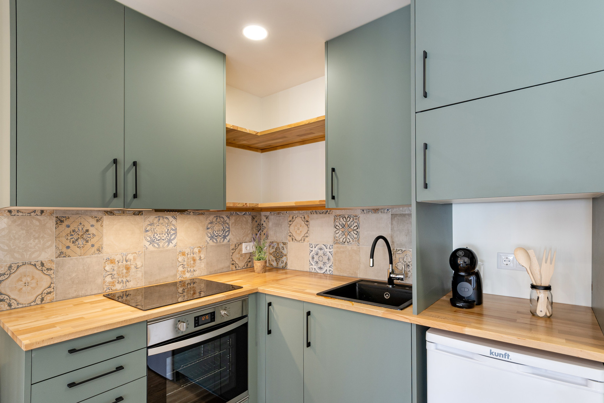 Kitchenette totalmente equipada