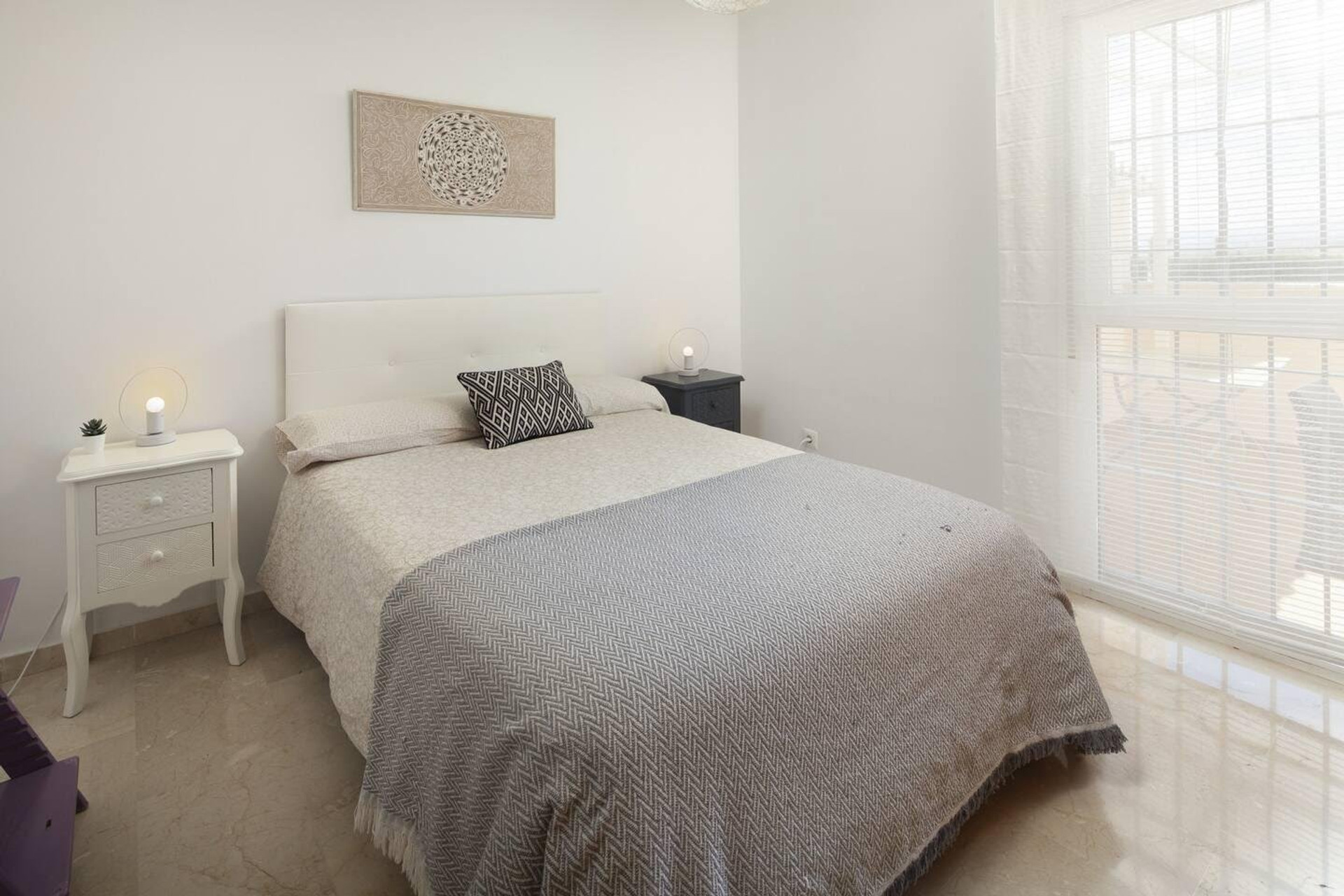 Double bedroom with bedside tables
