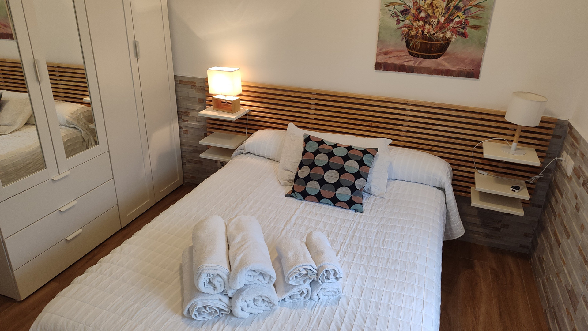 Bedroom with double bed
