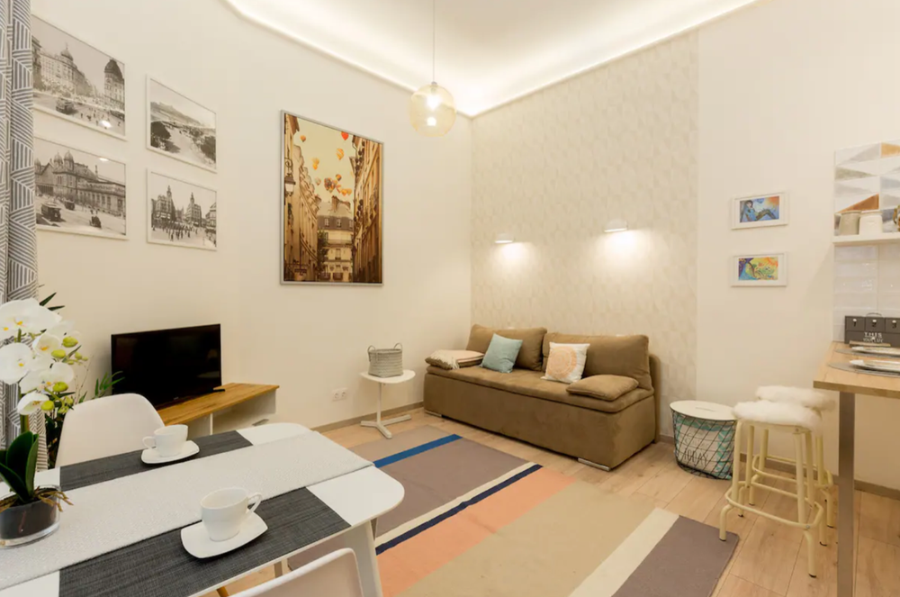 One bedroom apartment at 6th district for midterm preview