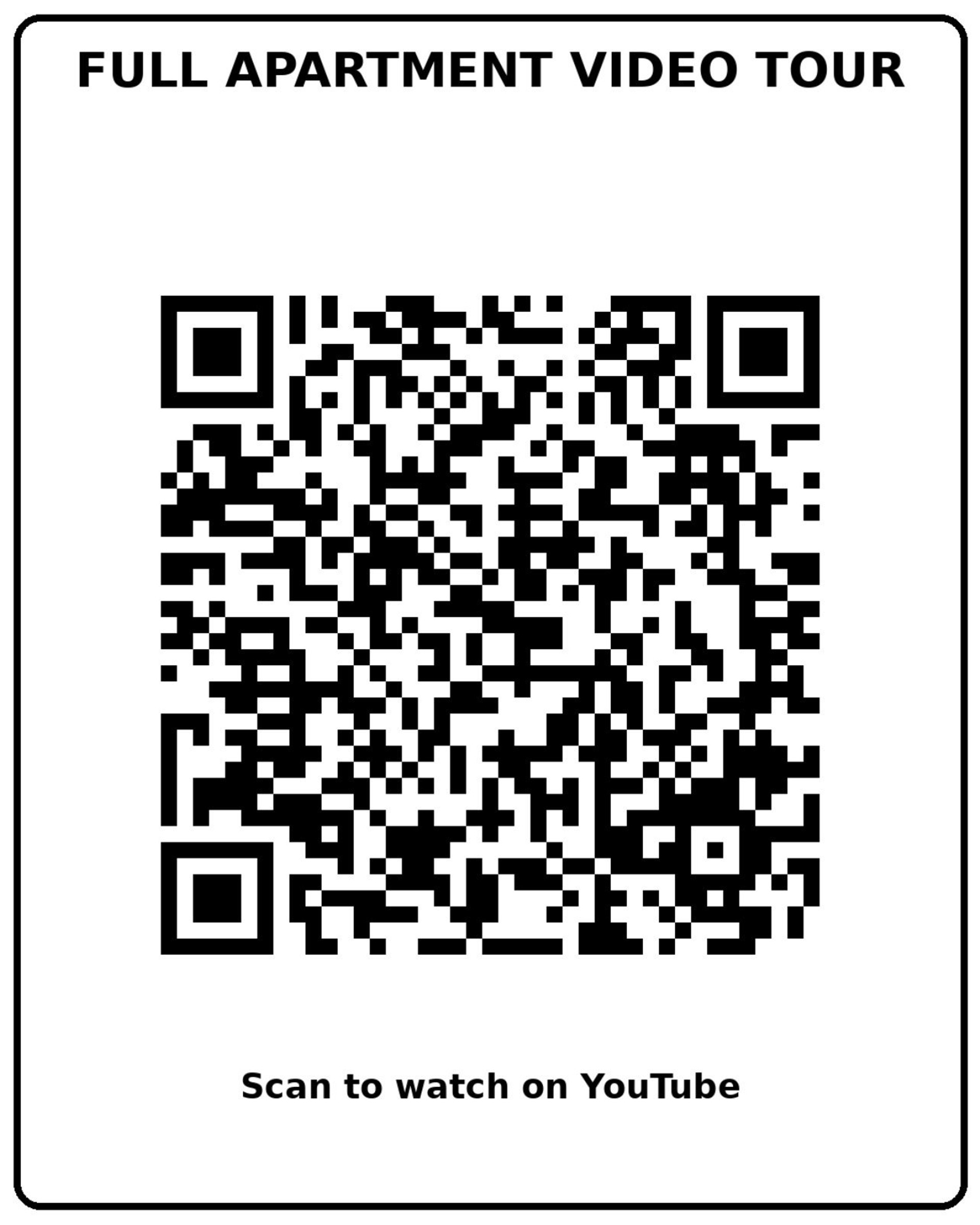 QR code video tour