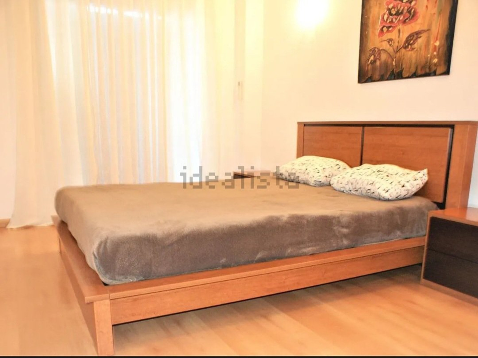Master bedroom with double bed