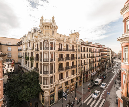 Luminous flat with balconies in the city centre