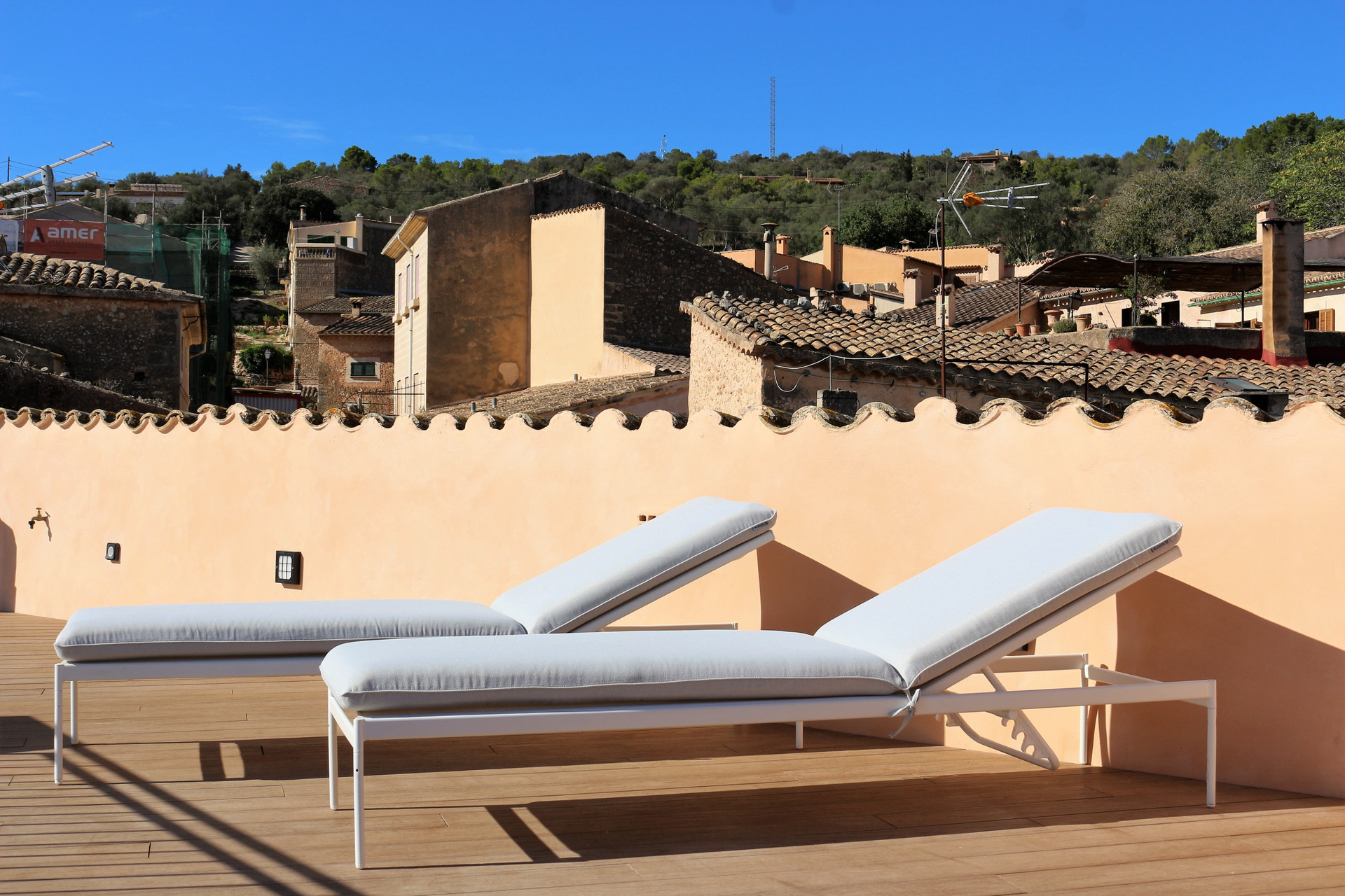 Solarium detalle hamacas