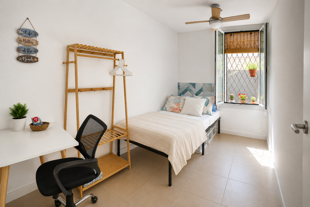 Lovely room for summer stay in Barcelona preview