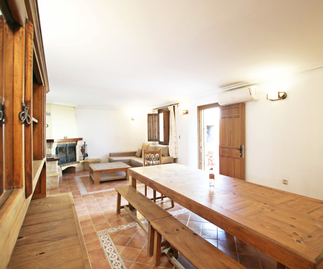 Dining and living room view