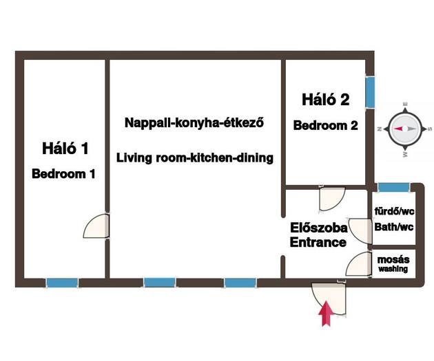 2 BEDROOM APARTMENT NEAR THE OPERA HOUSE