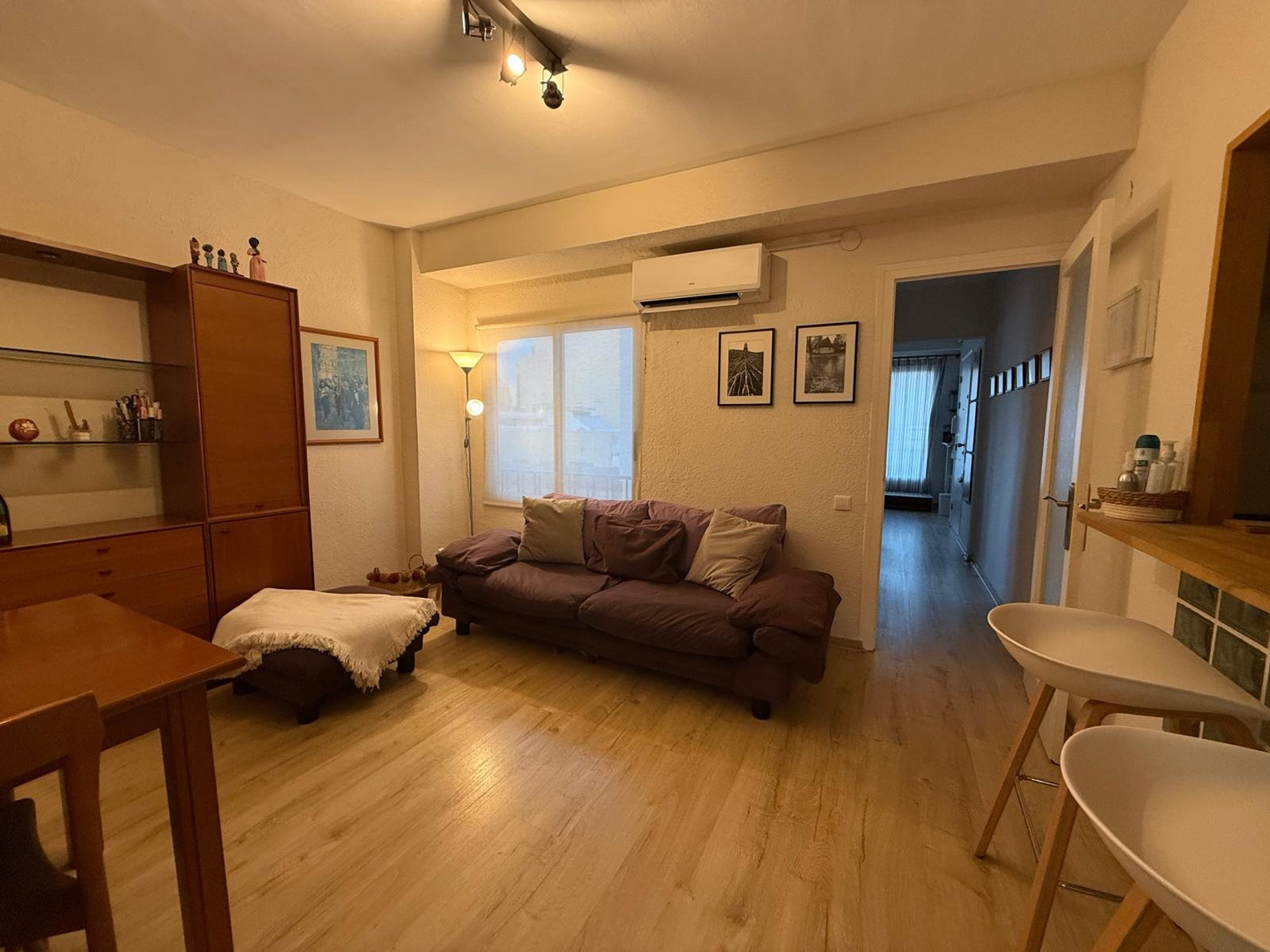 Living room with sofa and TV