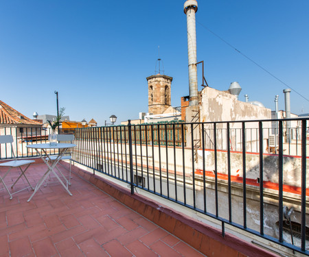 CHEERFUL APARTMENT WITH TERRACE IN GOTHIC QUARTER