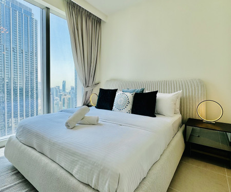 Luxe 3BR | Forte 1 | Burj Khalifa View |High Floor