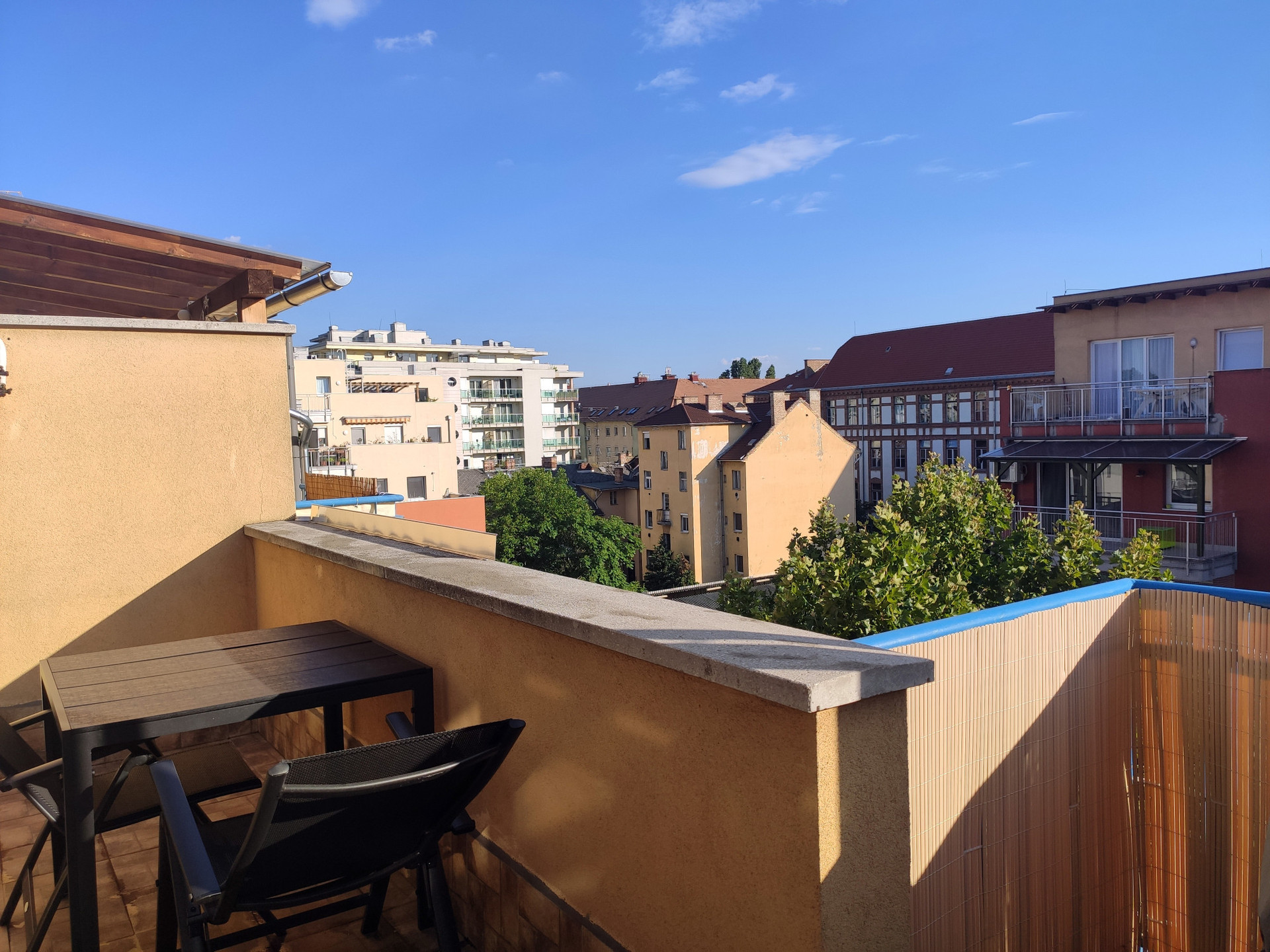 view from the balcony