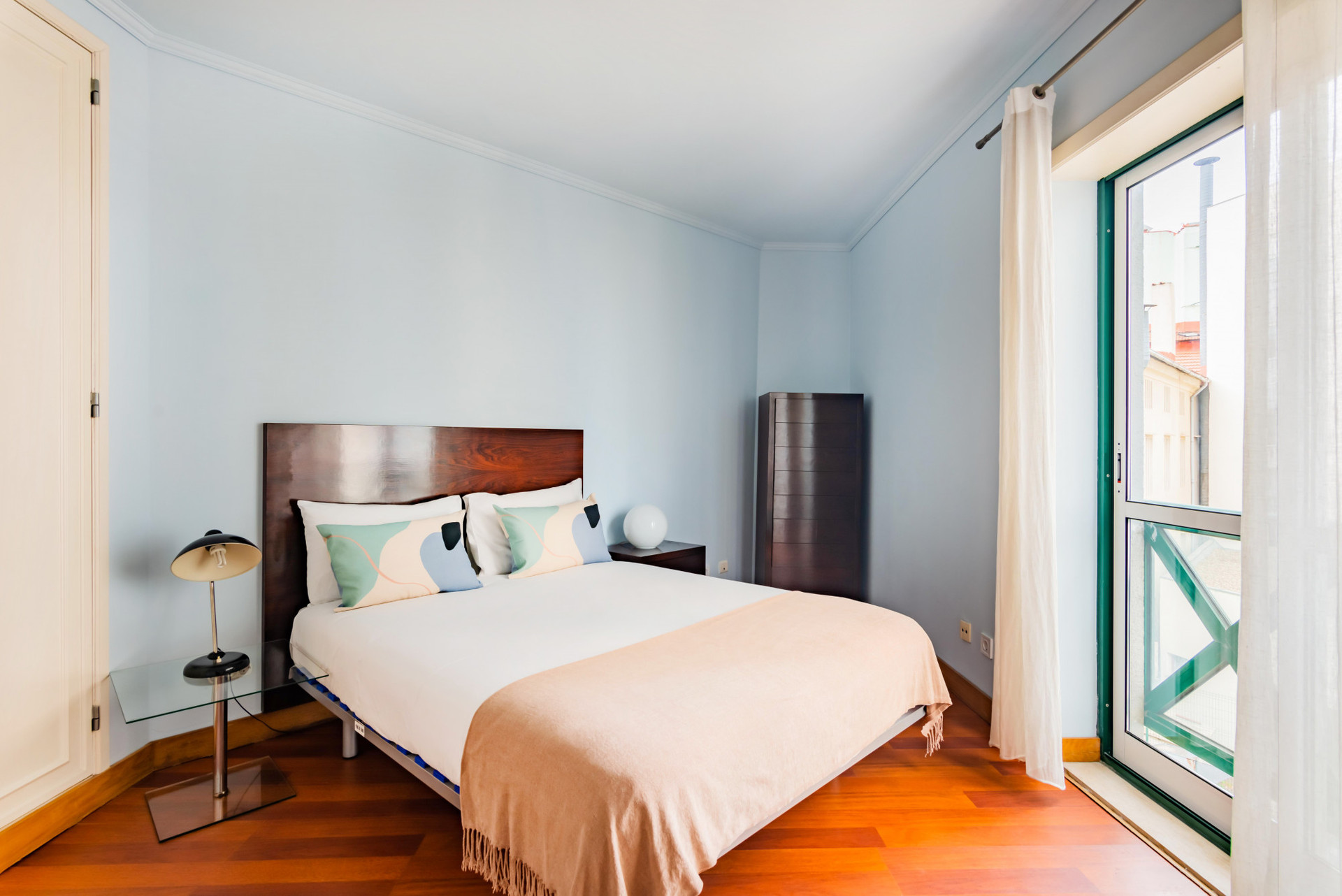 Bedroom with Double-Size Bed and Air Conditioning