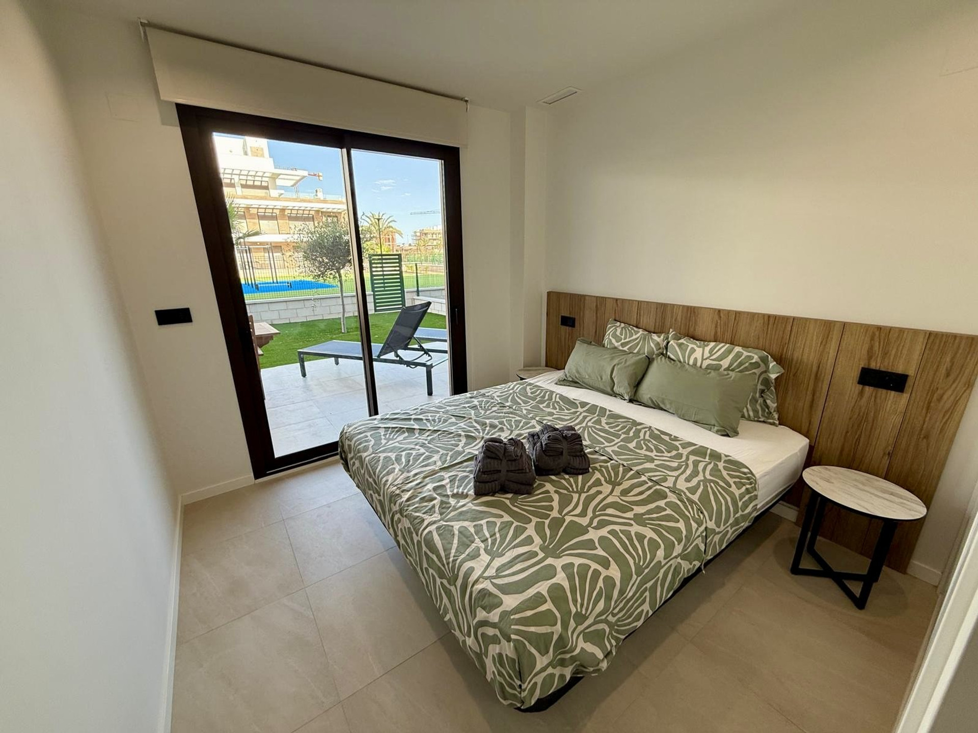 Master bedroom with terrace access