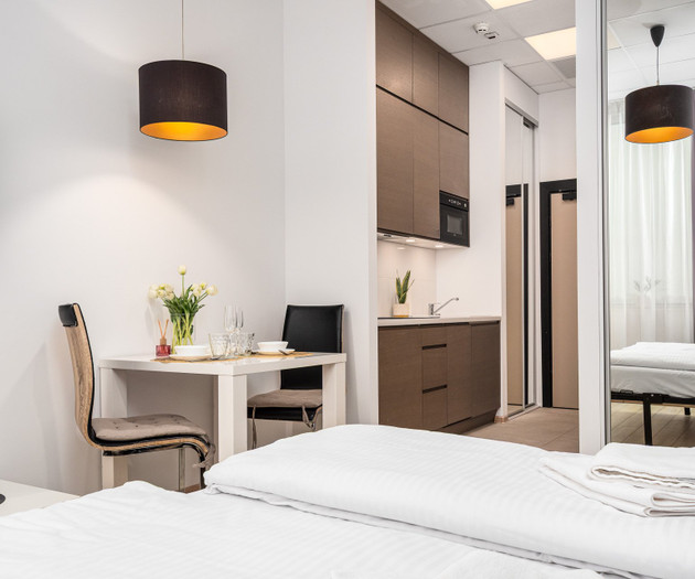 Studio apartment, Aleje Jerozolimskie 216/208