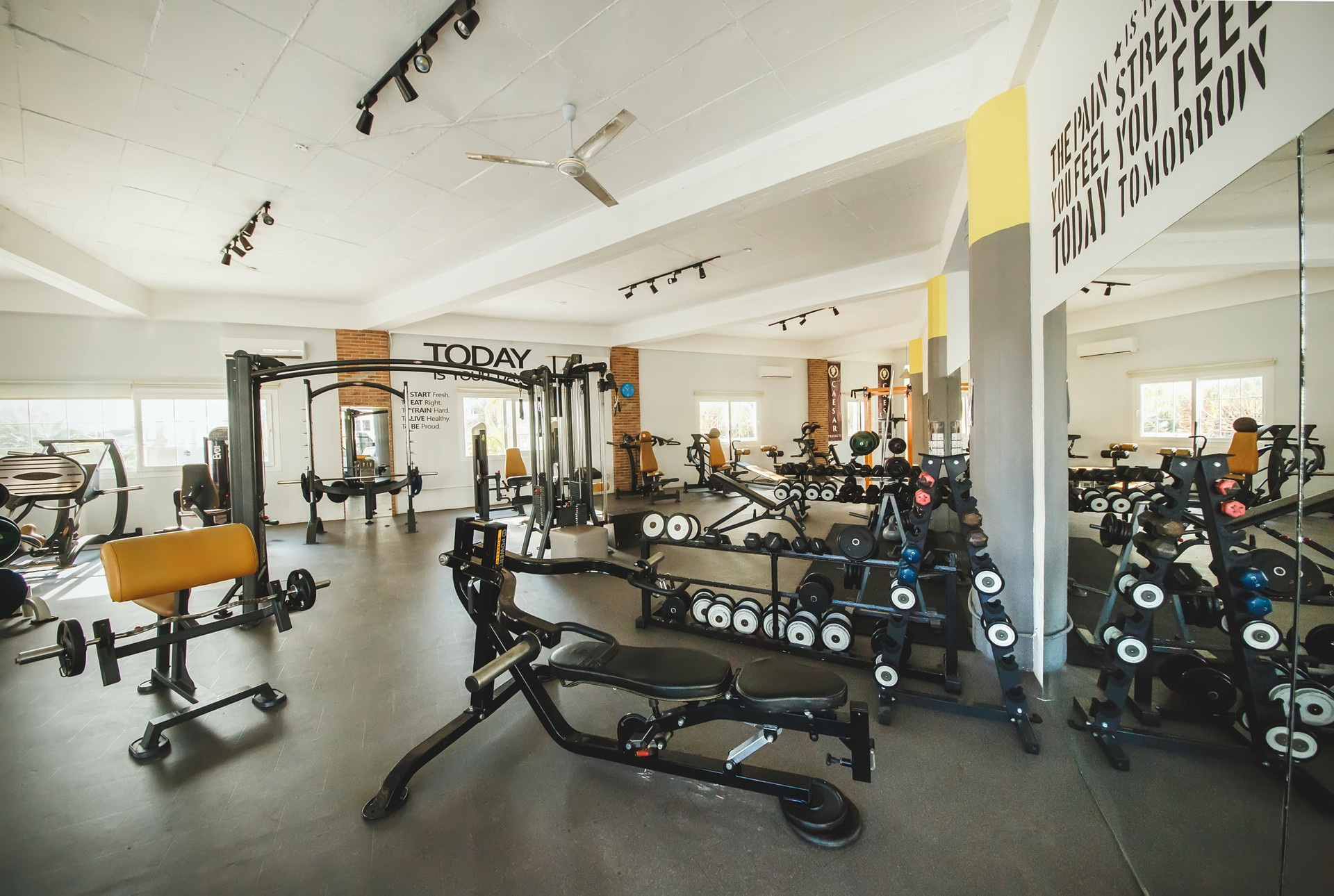 Fully equipped gym