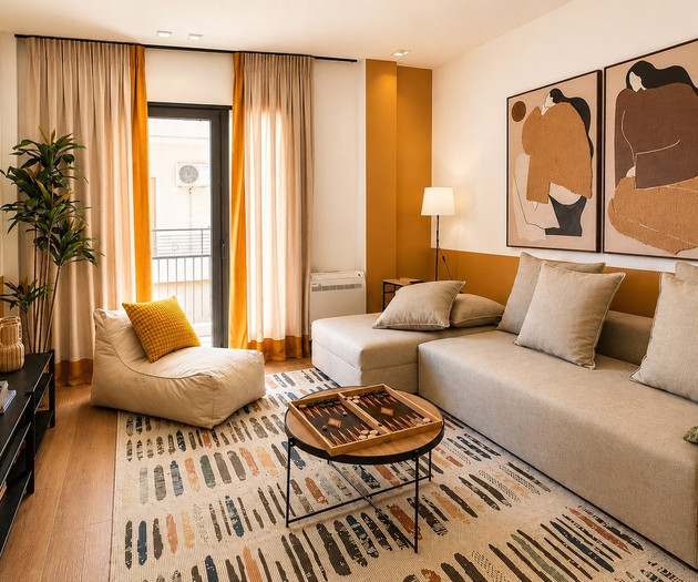 Living room with sofa