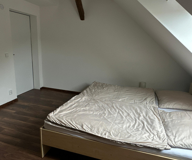 2 minutes walk from metro Kobylisy + parking