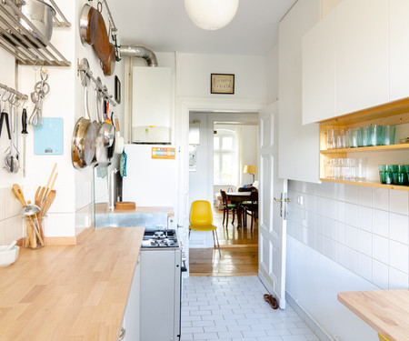 Bright top floor apartment in Kreuzberg