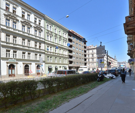 Studio apartment with balcony