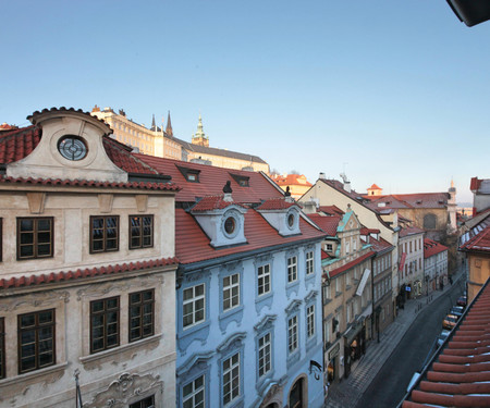 Heart of Old Town. Historical Place. Prague castle