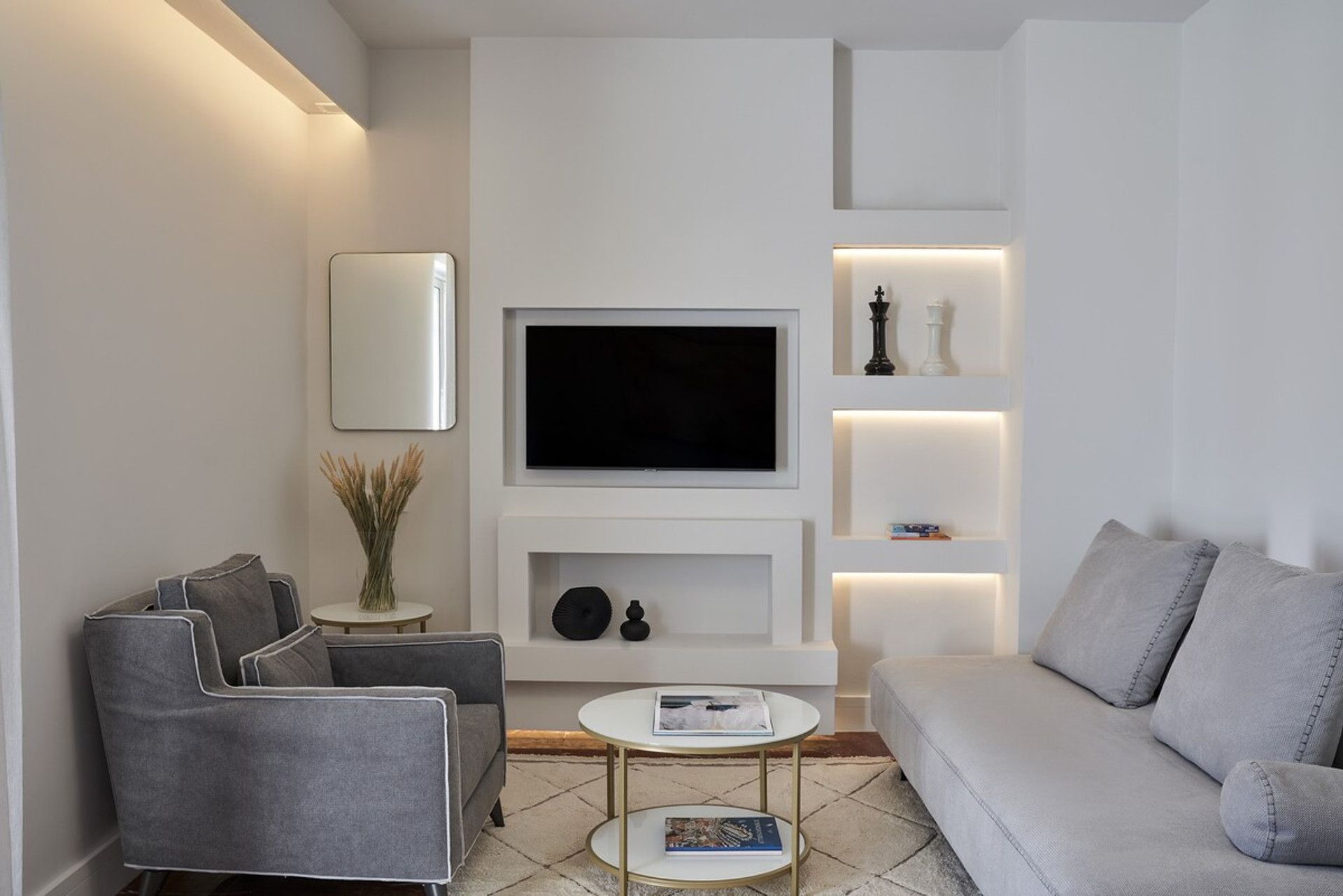 The living room