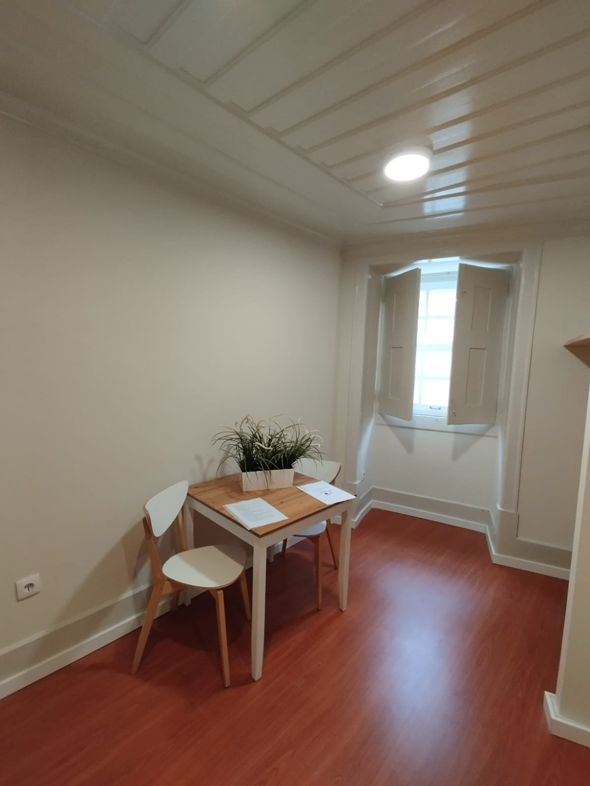 Dining area with small table