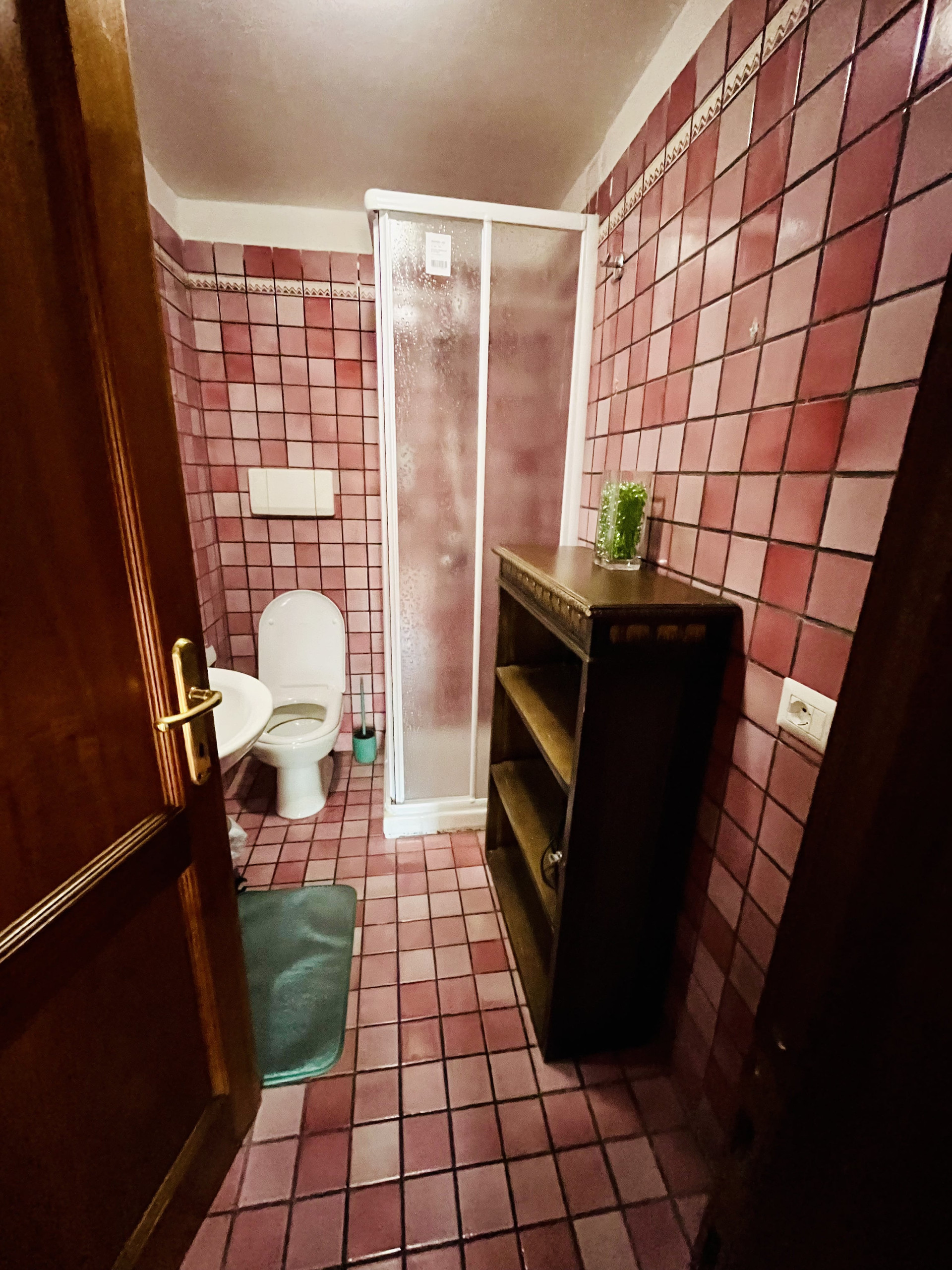 Shared bathroom with shower