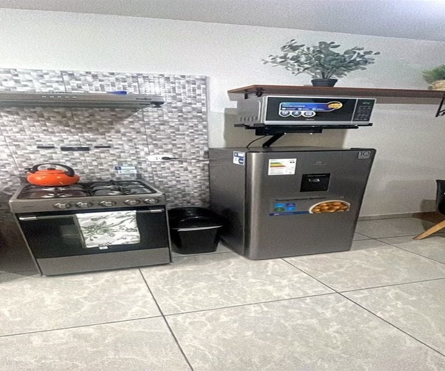 Kitchen appliances and microwave