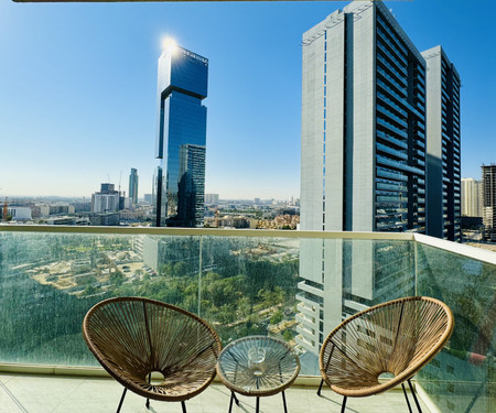 Bright Studio | Pool Views | Hameni Tower, JVC