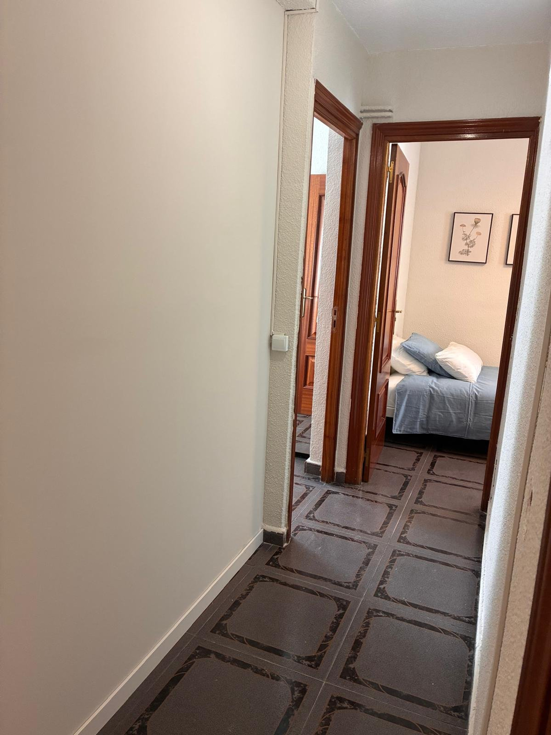 Hallway leading to bedroom