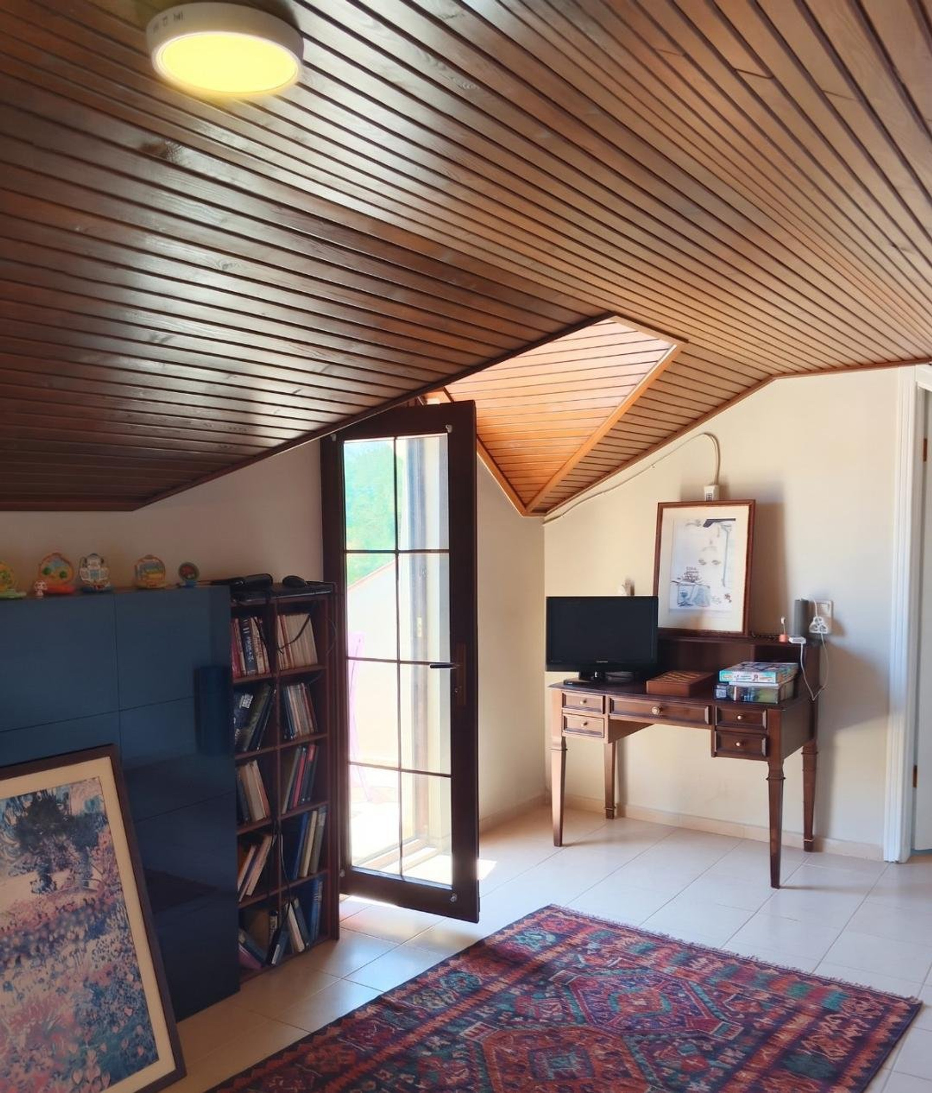 Exclusive use of a 25m² attic room, providing private space for our guests