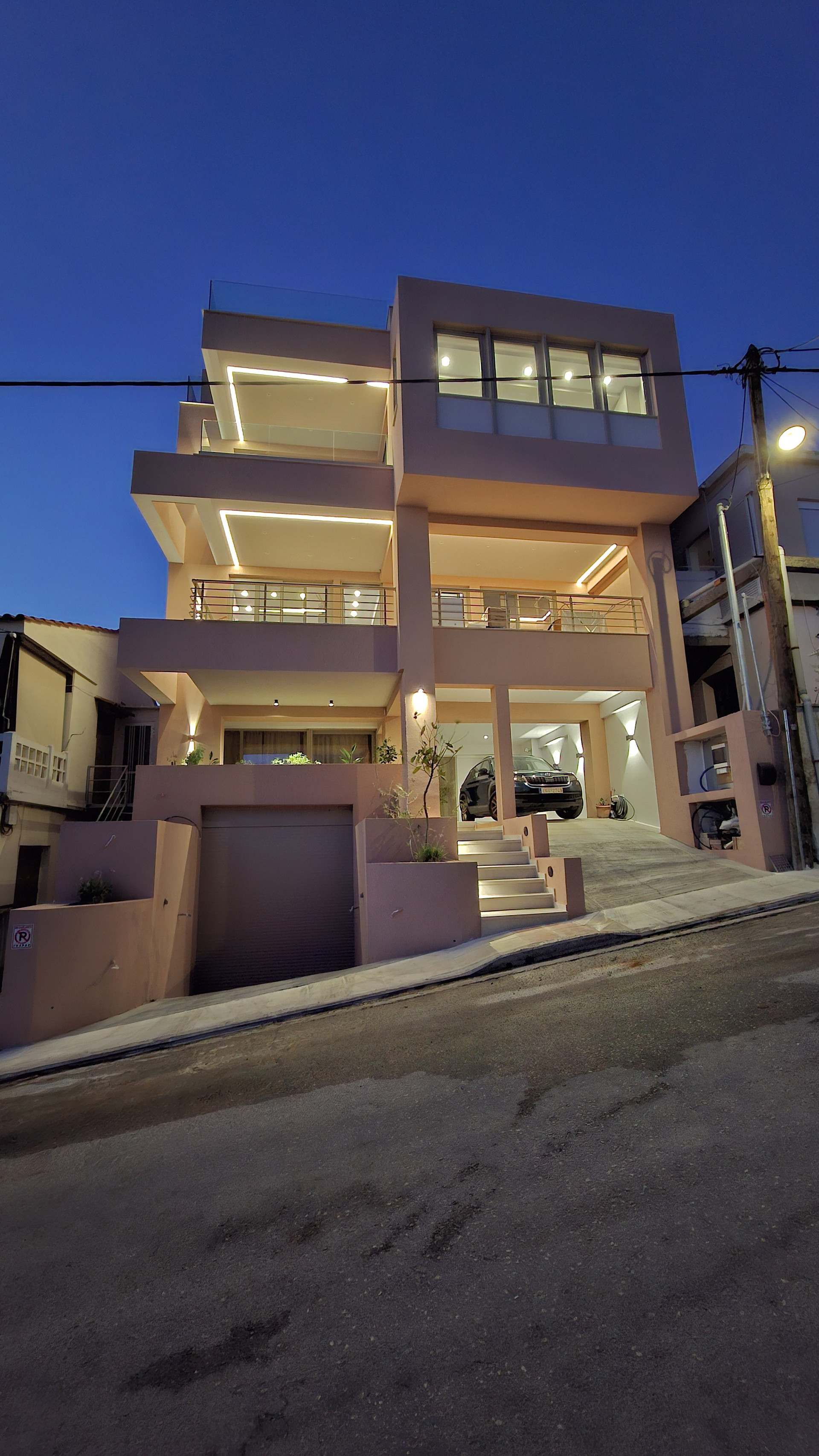 the building