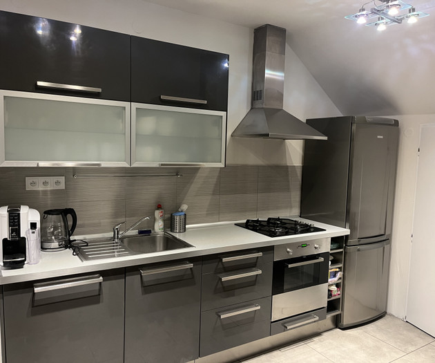 100m two-story attic apartment near to city centre