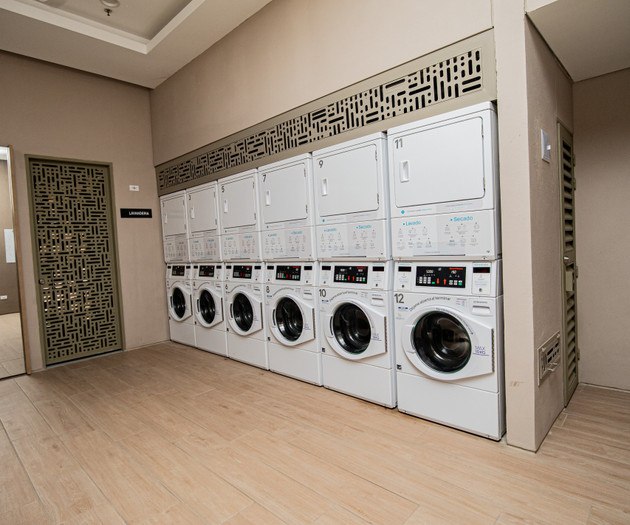 Shared laundry room