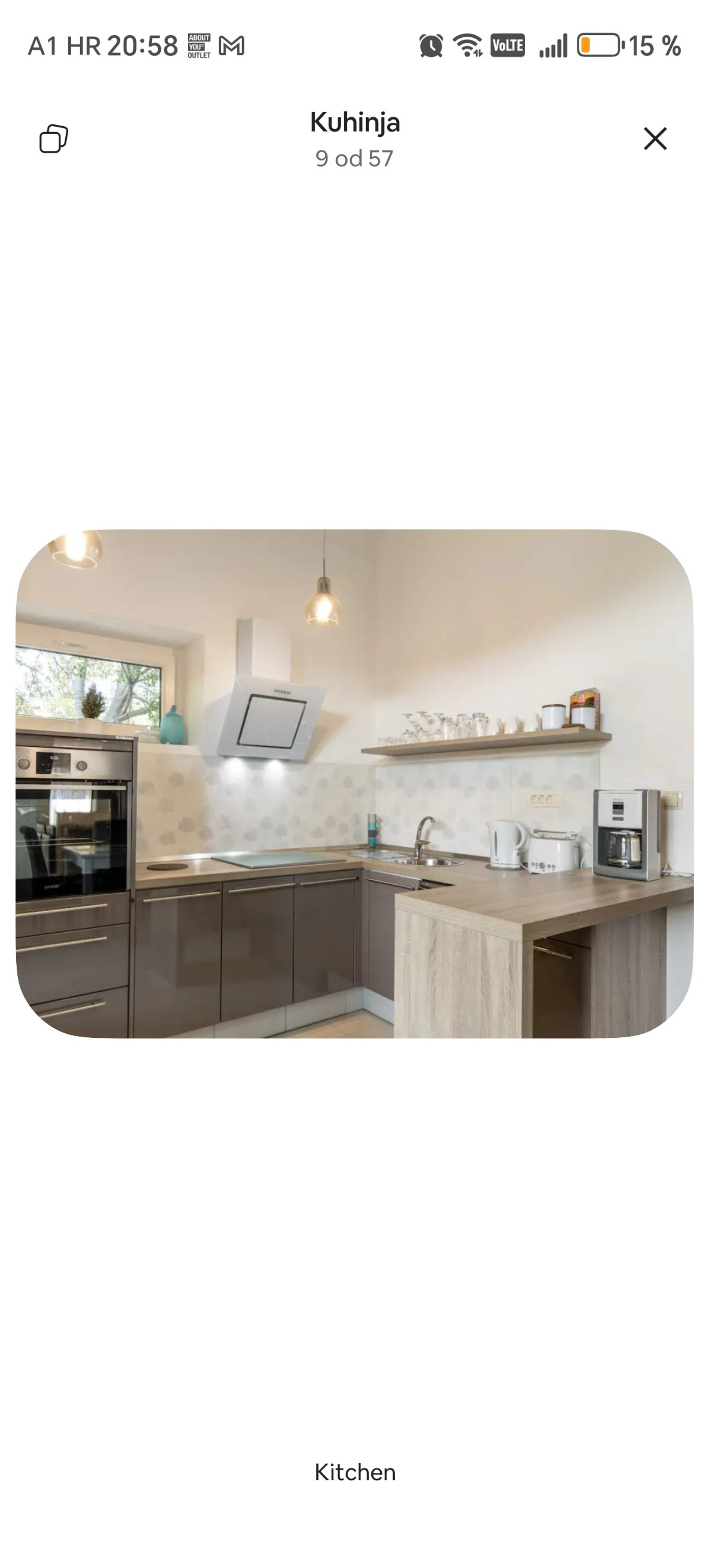 Kitchen with modern appliances
