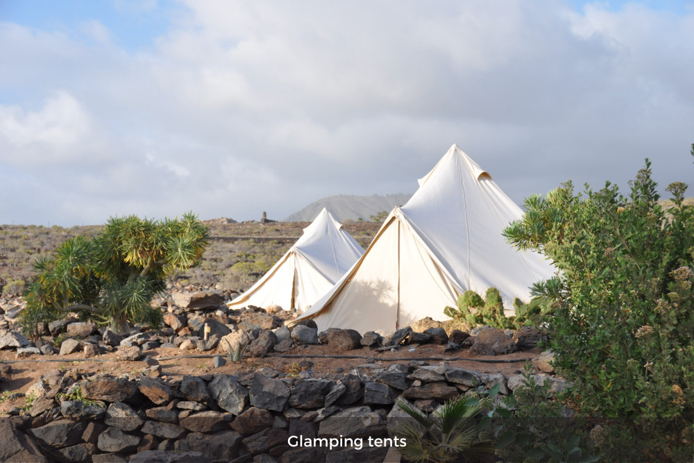 Yoga & Surf Camp in beautiful island - double glamping tent