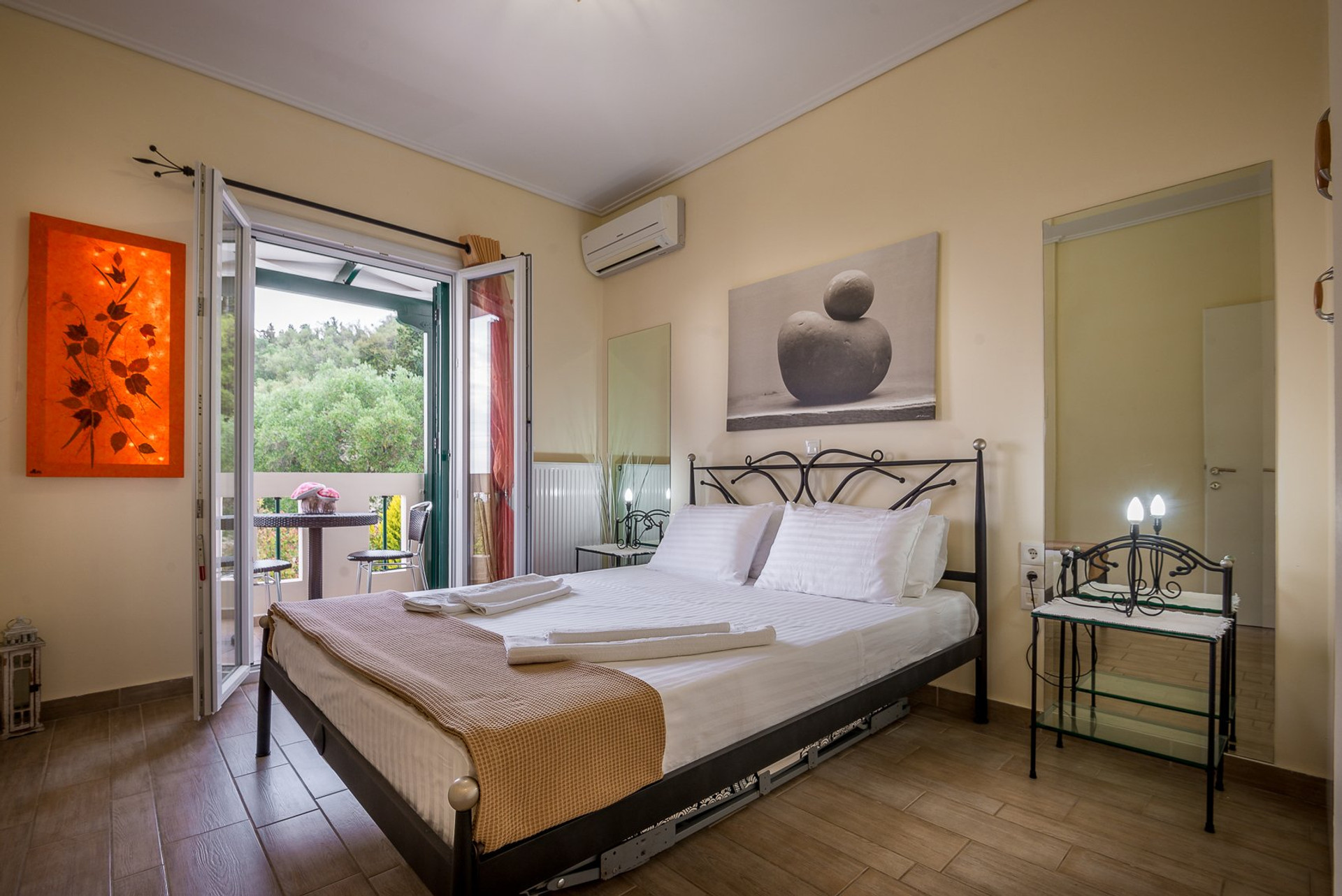 Bedroom with balcony access