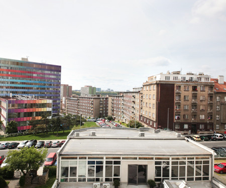 One-bedroom apartment, Fitness, terrace, Prague 10