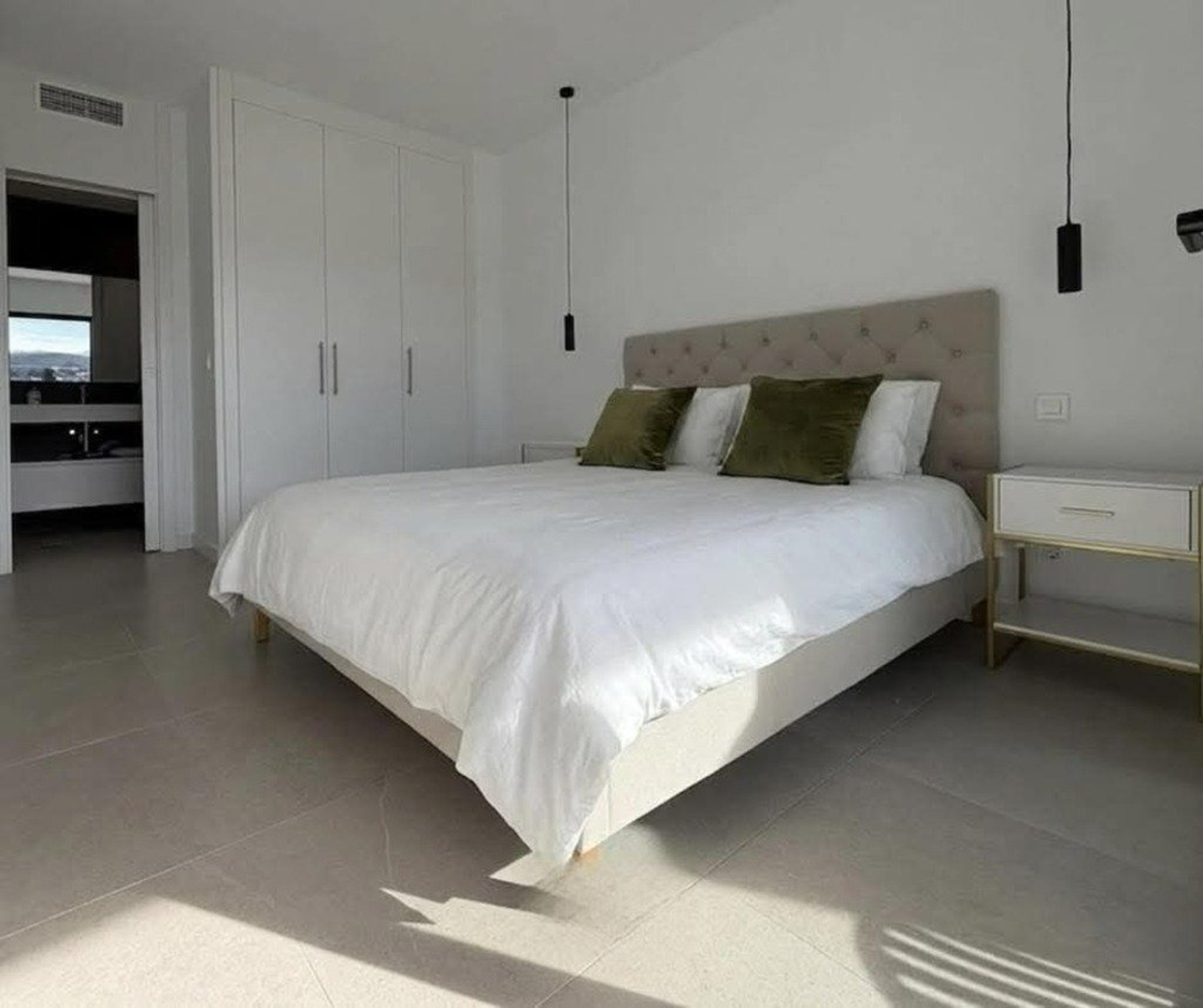 Bedroom with king bed