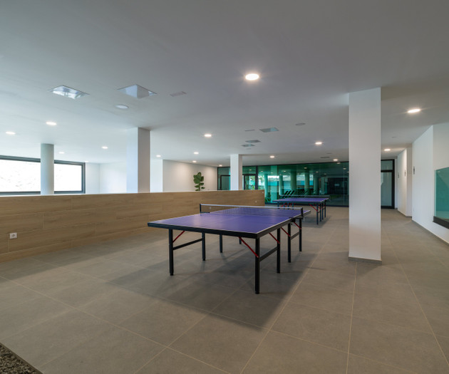 Games room with table tennis