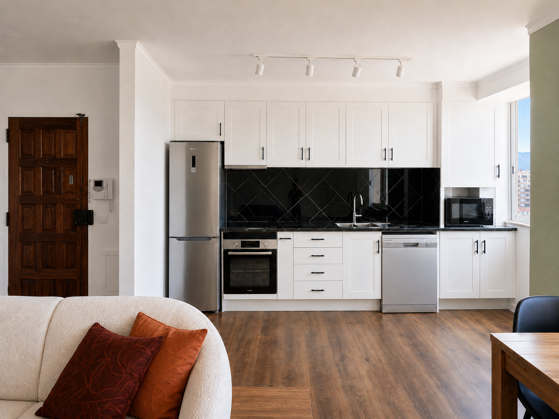 Modern kitchen with appliances