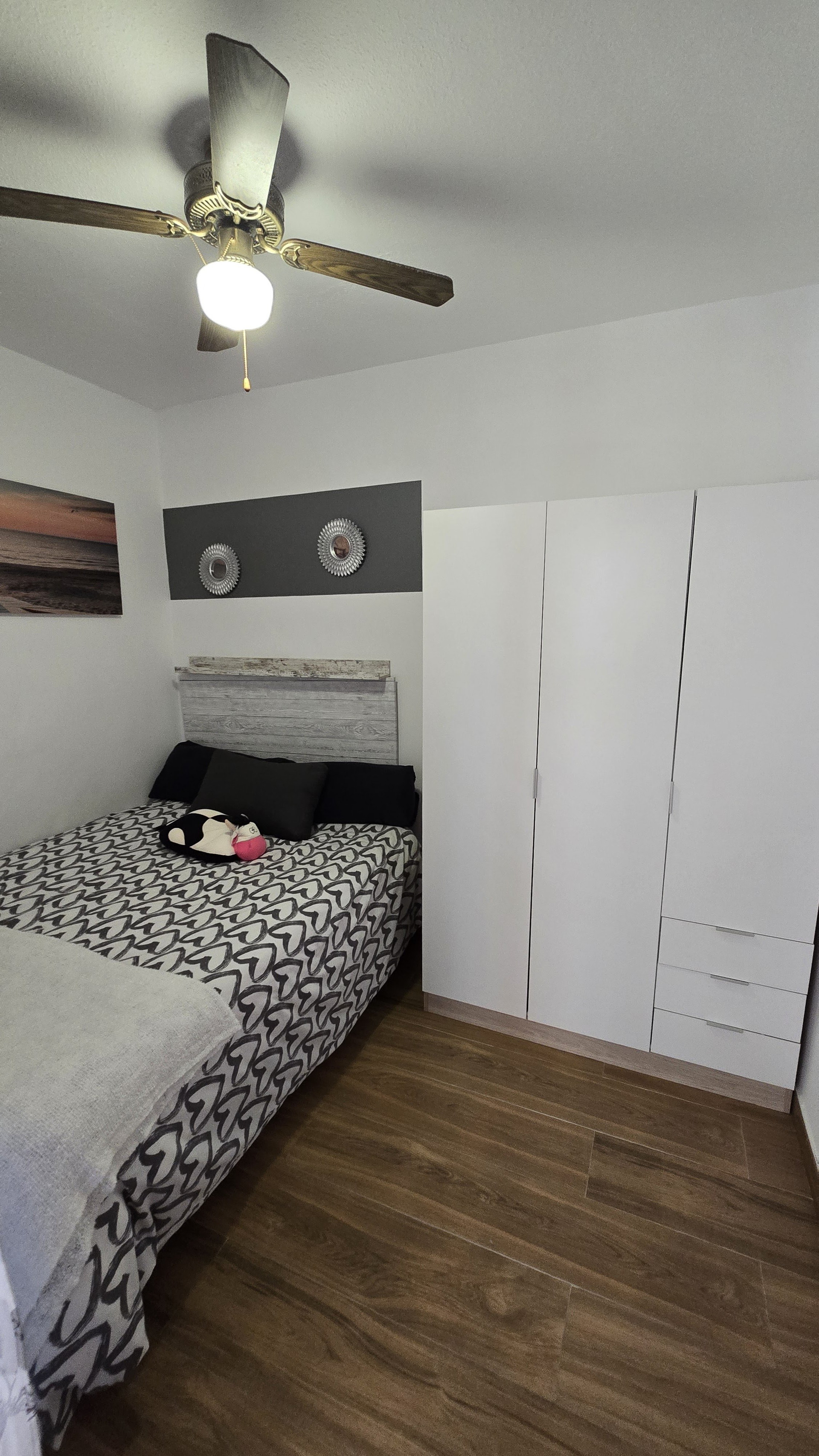 Bedroom with wardrobe