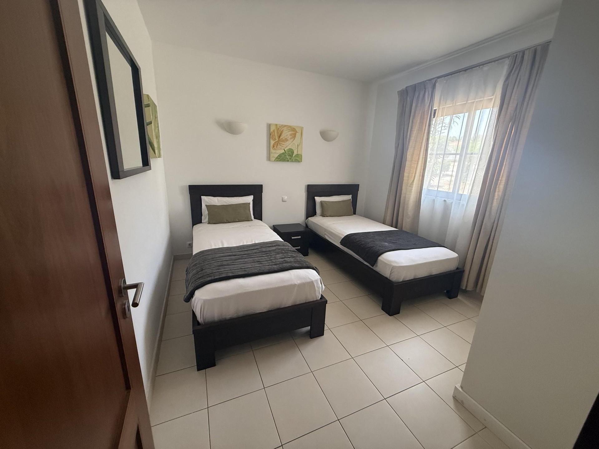 Twin bedroom with two single beds