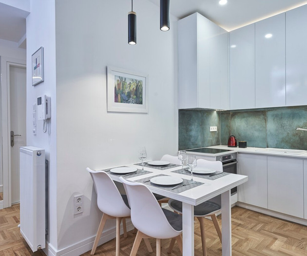 The dining table