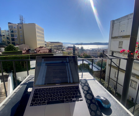 Estrela River View Flat | Remote Work Ready