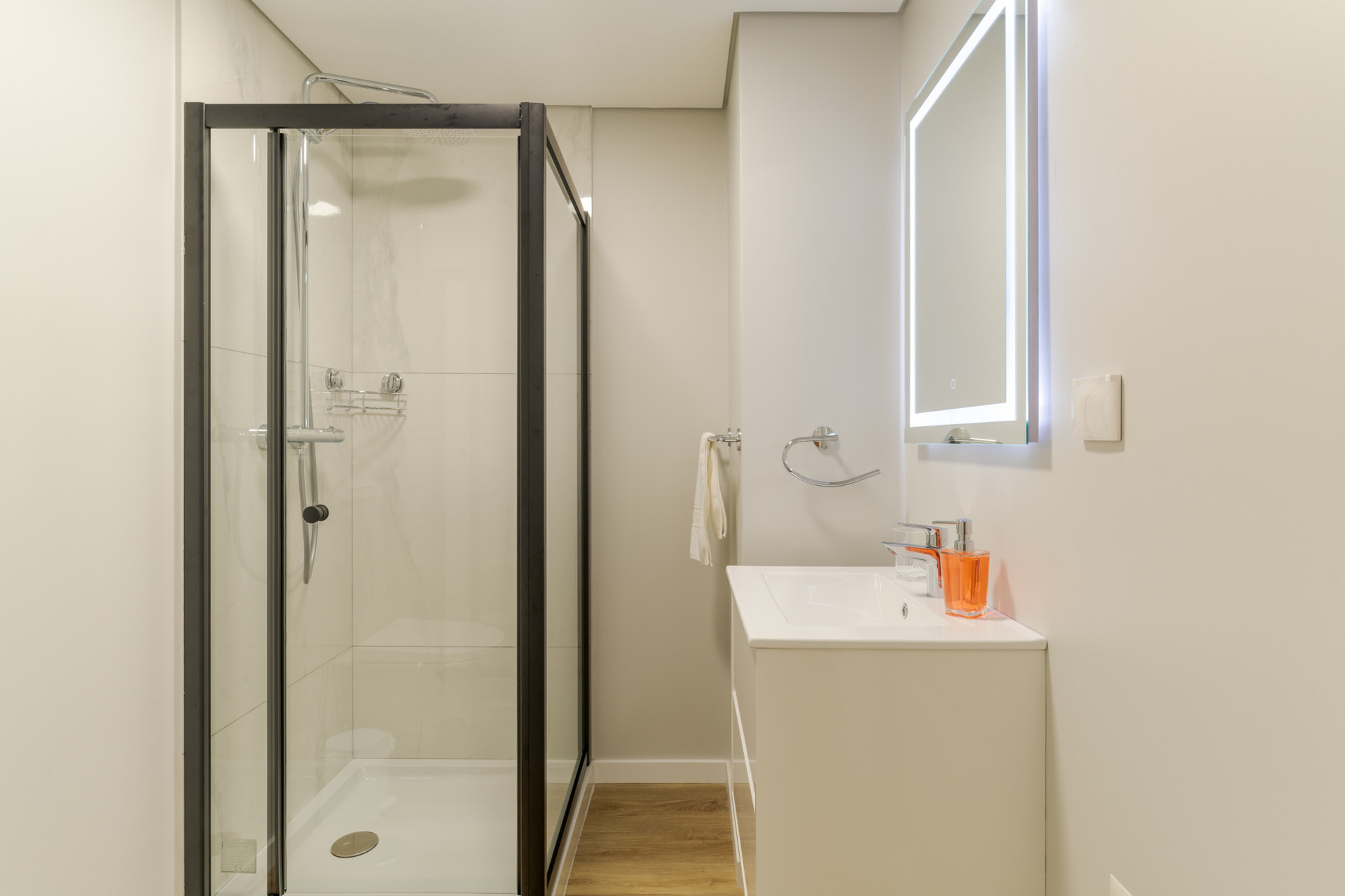 Bathroom with modern shower