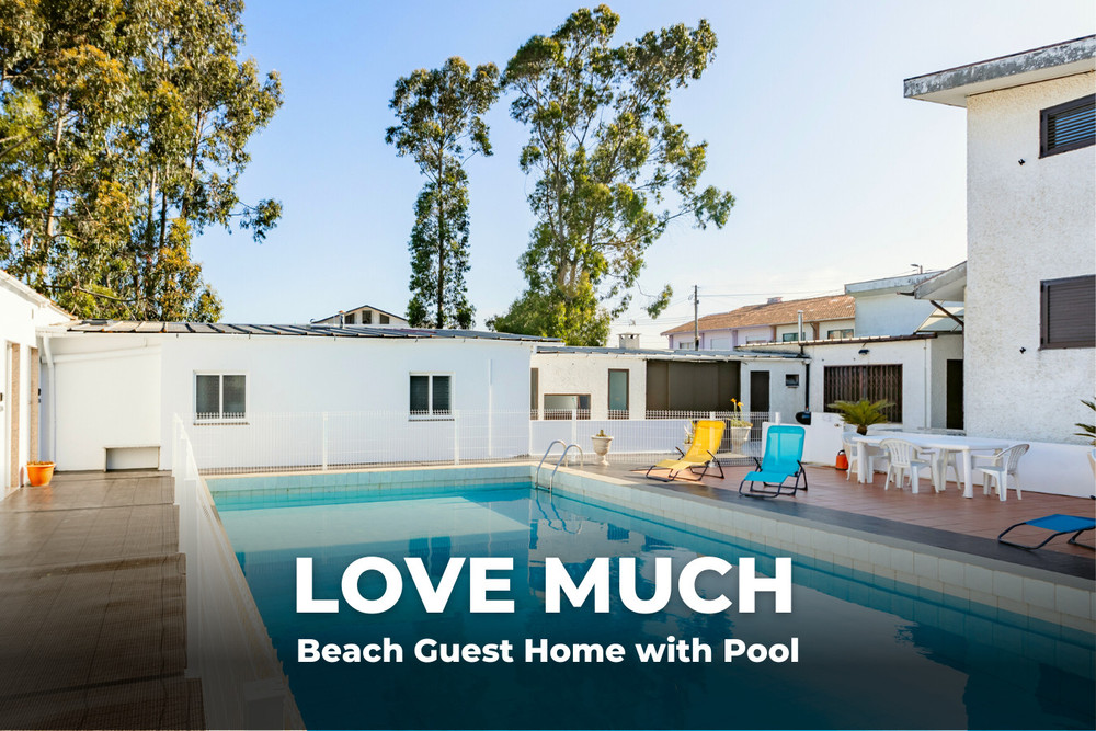 LOVE MUCH ☀ Beach Guest Home with Pool