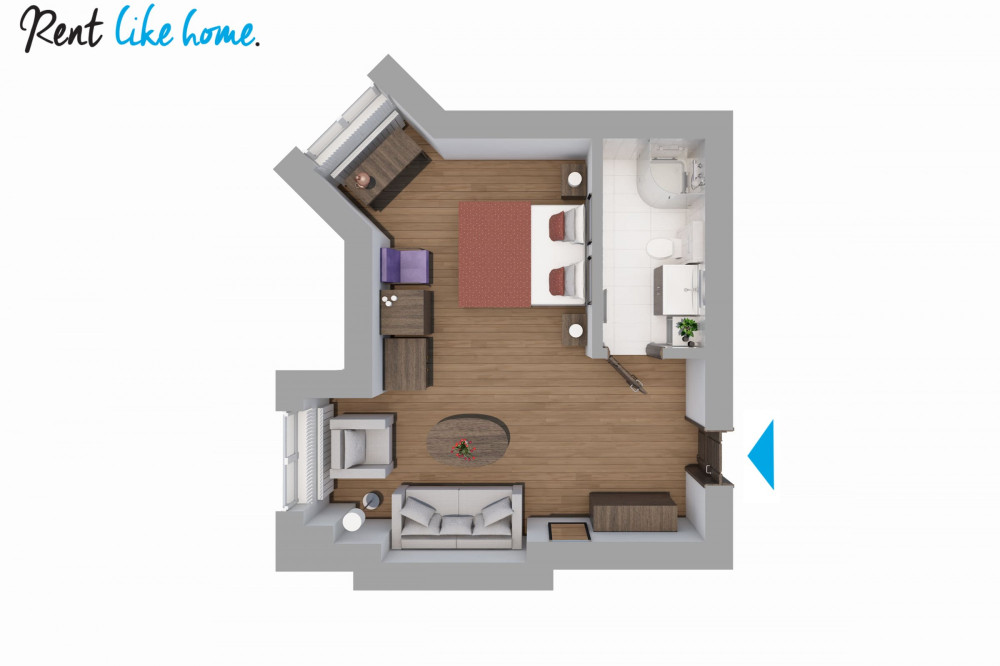 Apartment close to the famous Poznan Palm House