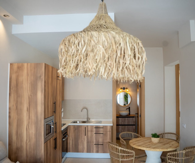 Kitchen and dining area view
